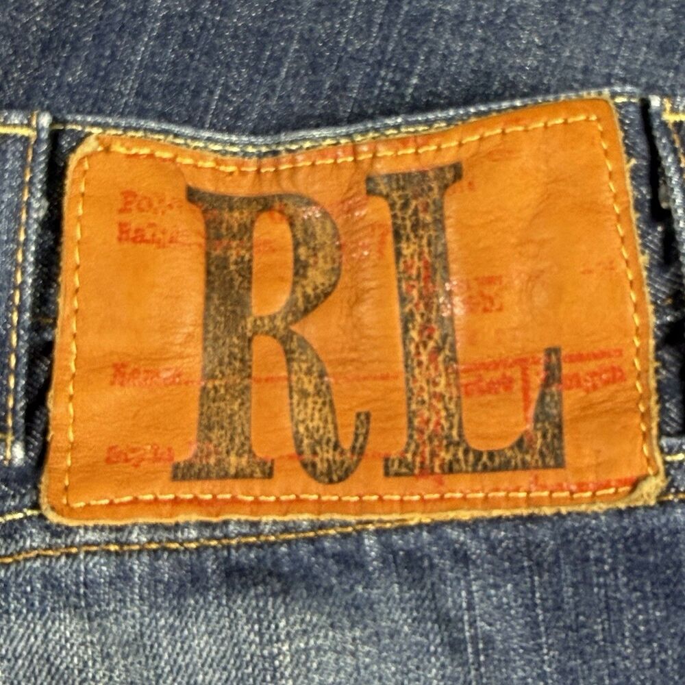 Polo Jeans Co RL 1967 Ashmore Original Jeans Mens 50x32 Blue 100% Cotton - Picture 10 of 13